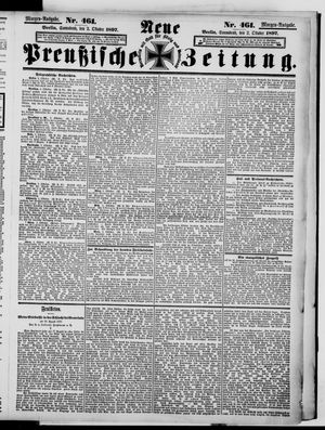 Neue preußische Zeitung on Oct 2, 1897