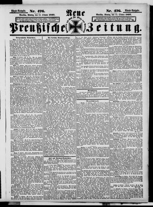 Neue preußische Zeitung vom 11.10.1897