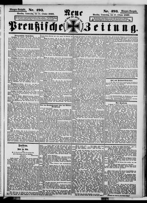 Neue preußische Zeitung on Oct 21, 1897