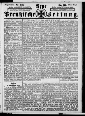 Neue preußische Zeitung vom 06.11.1897