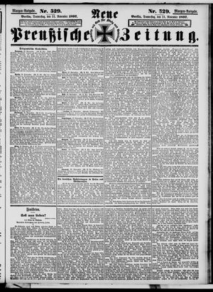 Neue preußische Zeitung vom 11.11.1897