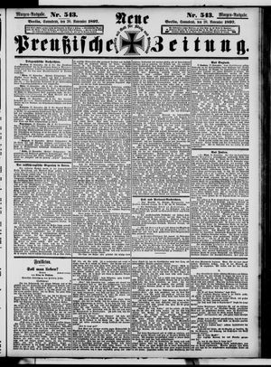 Neue preußische Zeitung vom 20.11.1897