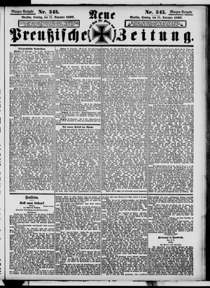 Neue preußische Zeitung vom 21.11.1897