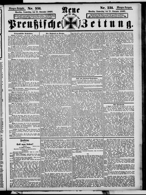 Neue preußische Zeitung vom 25.11.1897