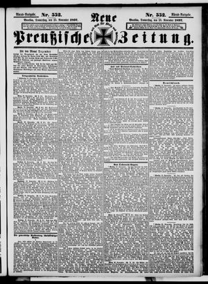 Neue preußische Zeitung vom 25.11.1897