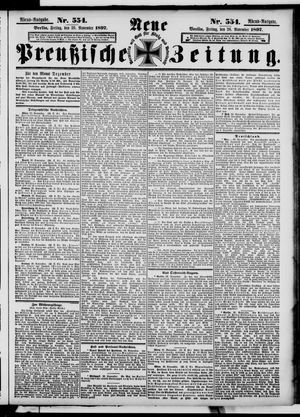 Neue preußische Zeitung vom 26.11.1897