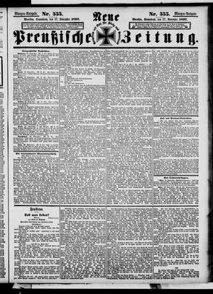 Neue preußische Zeitung vom 27.11.1897