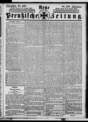 Neue preußische Zeitung vom 28.11.1897