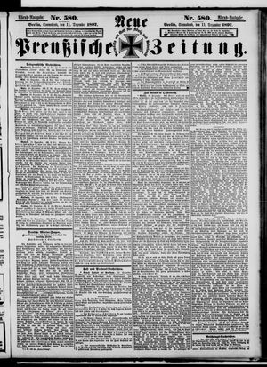 Neue preußische Zeitung vom 11.12.1897