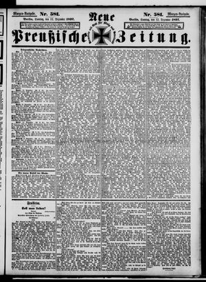 Neue preußische Zeitung vom 12.12.1897