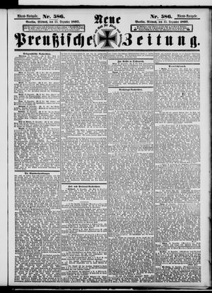 Neue preußische Zeitung vom 15.12.1897