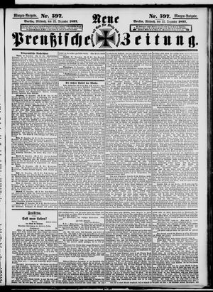 Neue preußische Zeitung vom 22.12.1897
