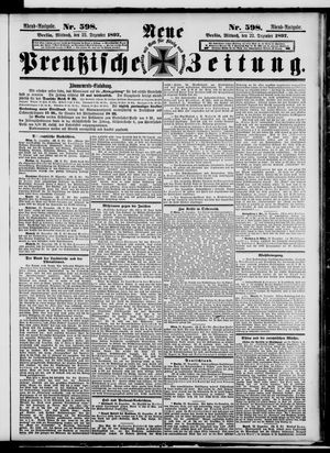 Neue preußische Zeitung vom 22.12.1897