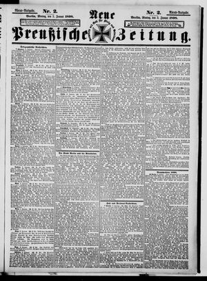 Neue preußische Zeitung vom 03.01.1898