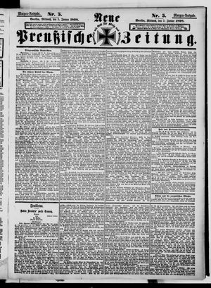 Neue preußische Zeitung vom 05.01.1898