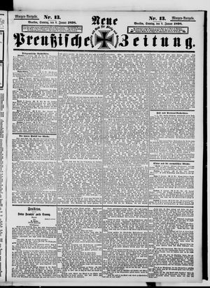 Neue preußische Zeitung vom 09.01.1898