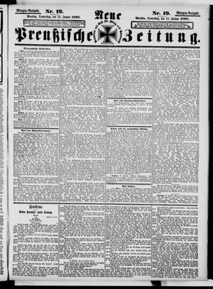 Neue preußische Zeitung vom 13.01.1898