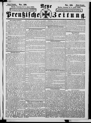 Neue preußische Zeitung vom 13.01.1898