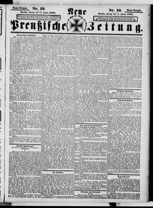 Neue preußische Zeitung vom 14.01.1898