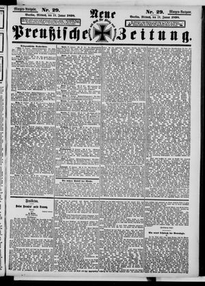 Neue preußische Zeitung vom 19.01.1898