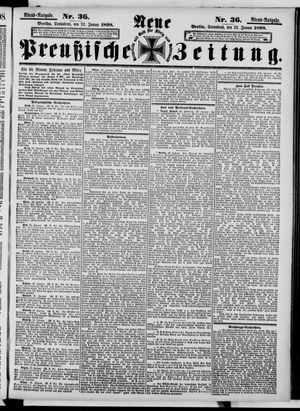 Neue preußische Zeitung vom 22.01.1898
