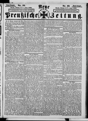 Neue preußische Zeitung vom 26.01.1898