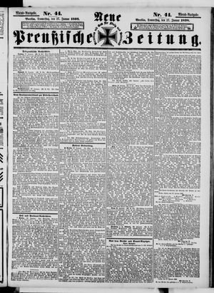 Neue preußische Zeitung vom 27.01.1898