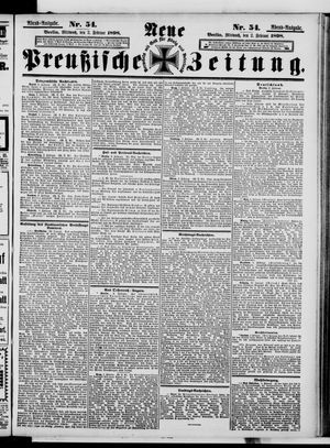 Neue preußische Zeitung vom 02.02.1898