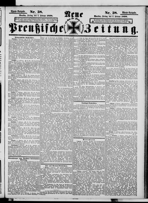 Neue preußische Zeitung vom 04.02.1898