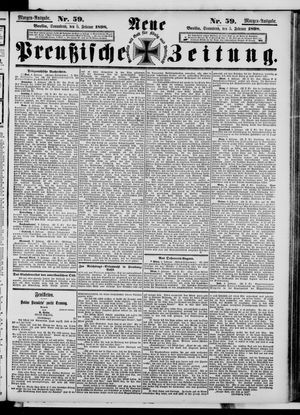 Neue preußische Zeitung vom 05.02.1898
