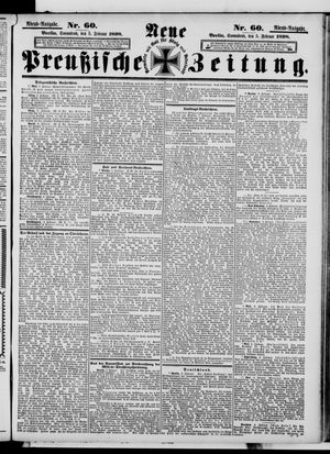 Neue preußische Zeitung vom 05.02.1898