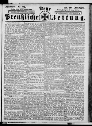 Neue preußische Zeitung vom 11.02.1898