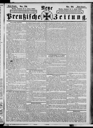 Neue preußische Zeitung vom 12.02.1898