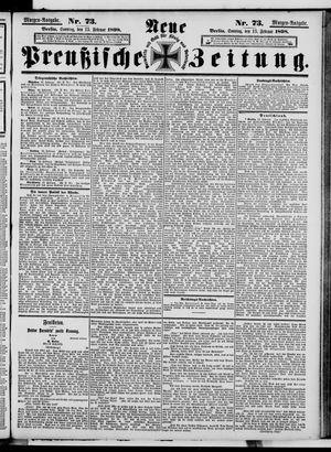 Neue preußische Zeitung vom 13.02.1898