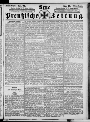 Neue preußische Zeitung vom 15.02.1898