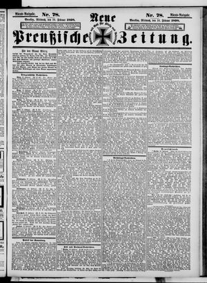 Neue preußische Zeitung vom 16.02.1898