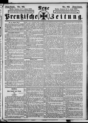 Neue preußische Zeitung vom 19.02.1898