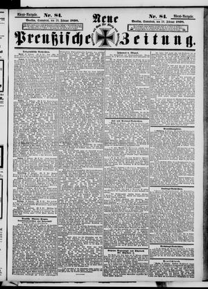 Neue preußische Zeitung vom 19.02.1898