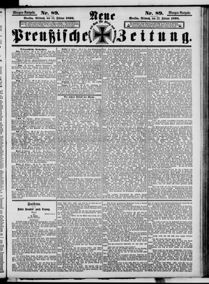 Neue preußische Zeitung vom 23.02.1898