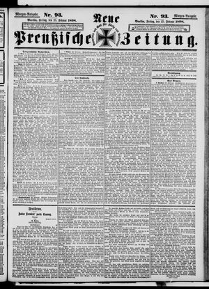 Neue preußische Zeitung vom 25.02.1898