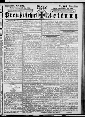 Neue preußische Zeitung vom 03.03.1898