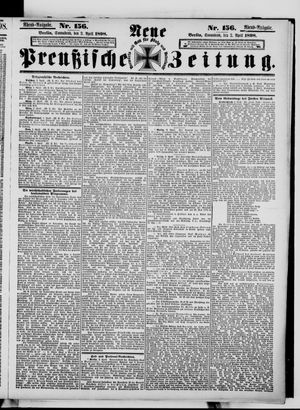 Neue preußische Zeitung vom 02.04.1898