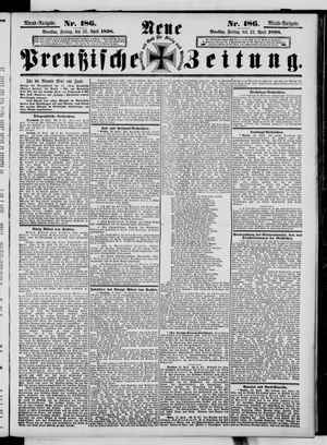 Neue preußische Zeitung vom 22.04.1898