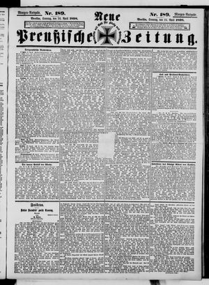 Neue preußische Zeitung vom 24.04.1898