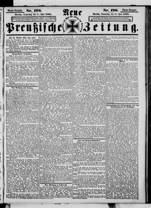 Neue preußische Zeitung vom 28.04.1898