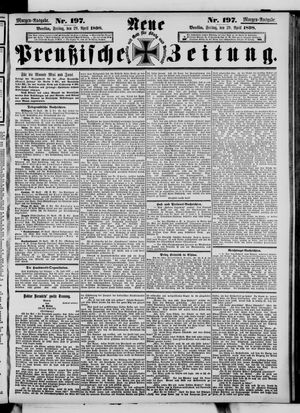Neue preußische Zeitung vom 29.04.1898