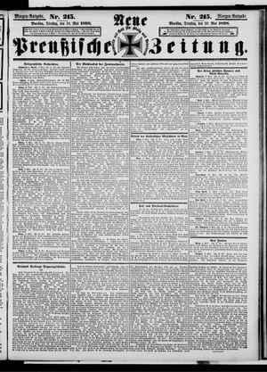 Neue preußische Zeitung vom 10.05.1898