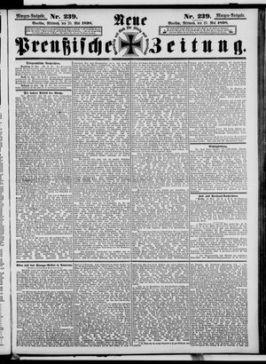 Neue preußische Zeitung vom 25.05.1898