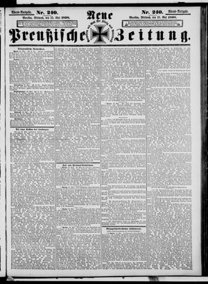 Neue preußische Zeitung vom 25.05.1898