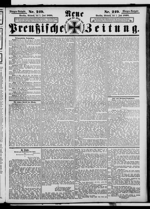 Neue preußische Zeitung vom 01.06.1898
